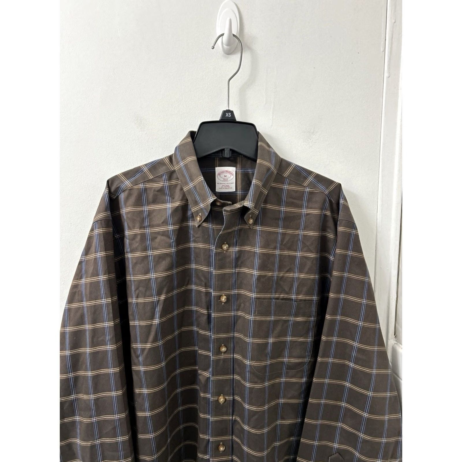 Brooks Brothers Brooks Brothers Shirt Mens M Brown Original Polo Plaid Button Down Size US M / EU 48-50 / 2 - 2 Thumbnail