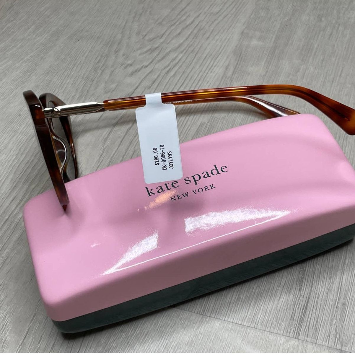Kate Spade Kate Spade 50MM DARK HAVANA Brown Round Sunglasses Size ONE SIZE - 9 Thumbnail