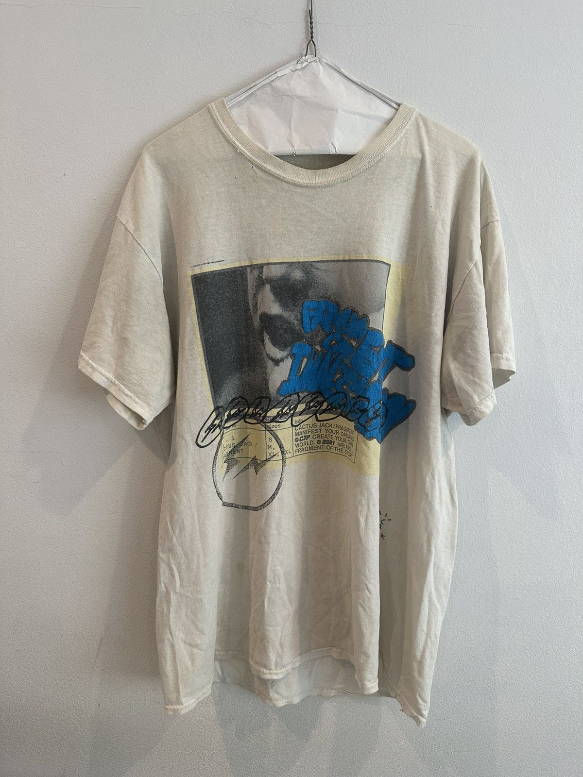 Travis Scott cactus jack fragment tee shirt Size US M / EU 48-50 / 2 - 1 Thumbnail