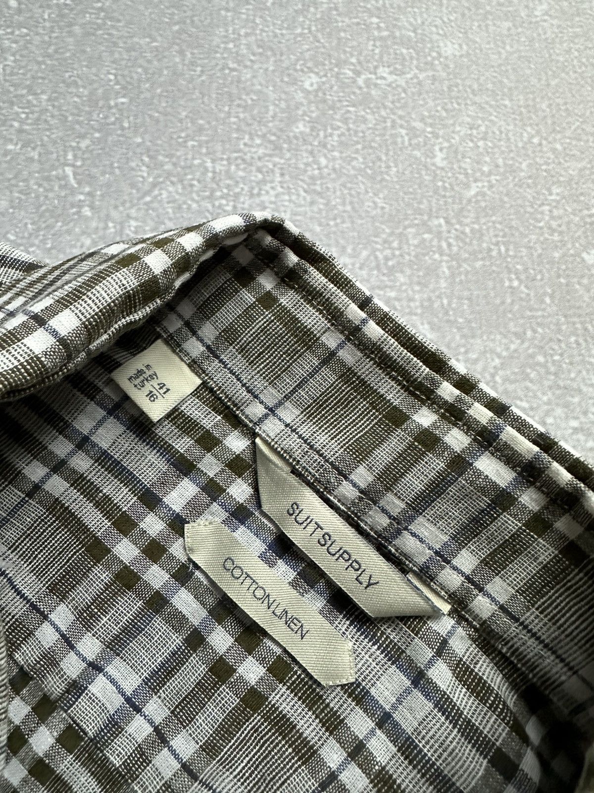 Suitsupply × Vintage Shirts Suitsupply men shirt 41/16 size L Size US L / EU 52-54 / 3 - 4 Thumbnail