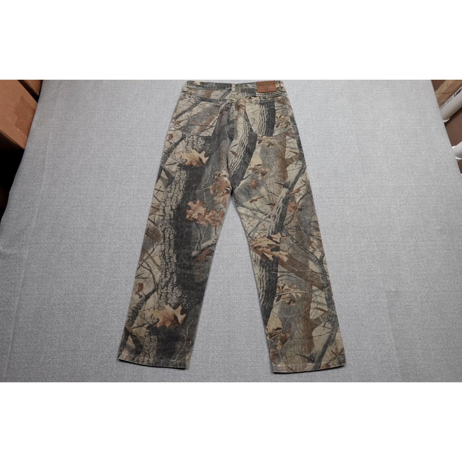 Wrangler Vintage Wrangler Rugged Wear Jeans Mens 36x32 Realtree Camo Denim Straight Leg Mens Jeans Brown Camouflage 90s? No Size US 36 / EU 52 - 5 Thumbnail