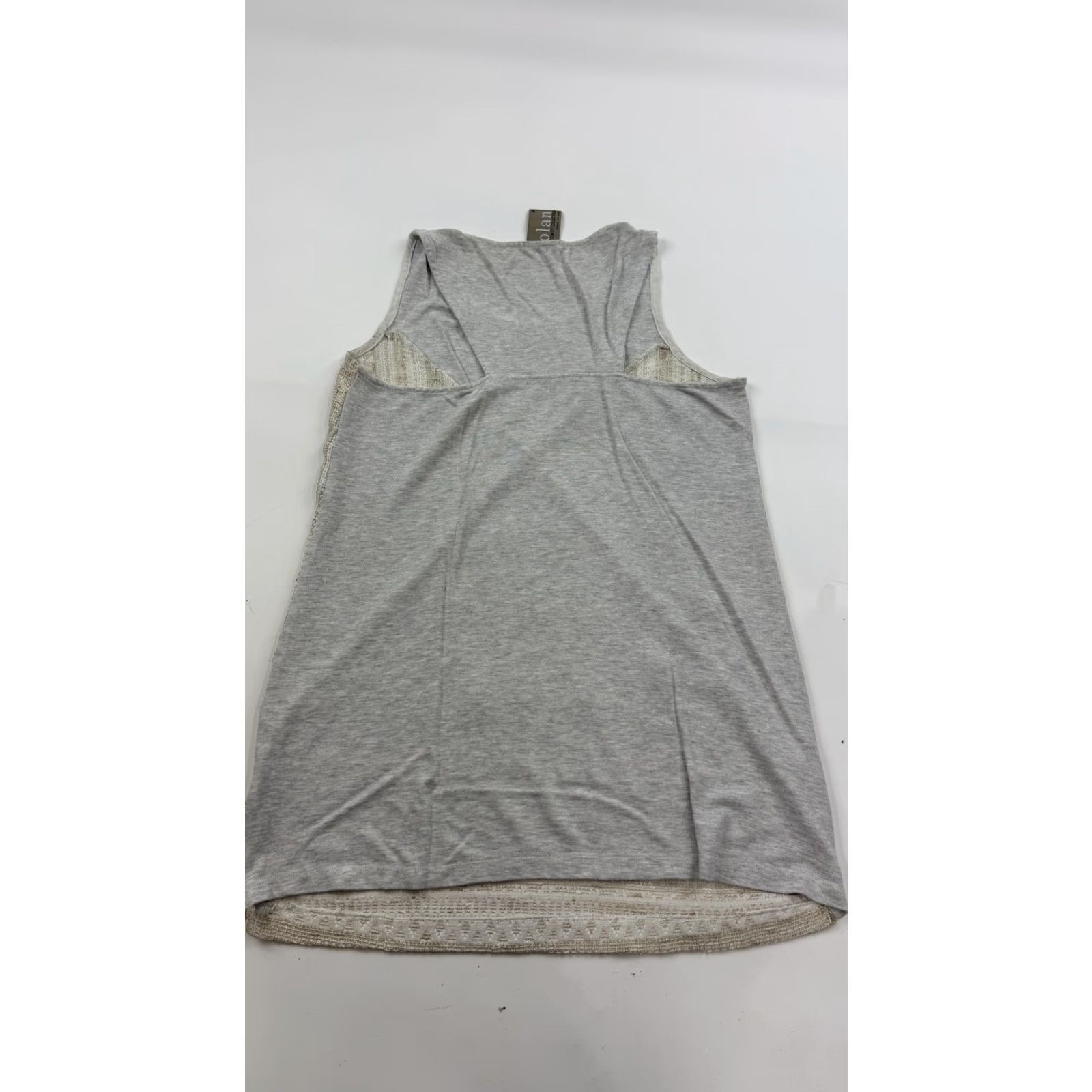 Vintage Dolan Left Coast Collection Tank Top Womens Medium Gray Textured Sleeveless Shirt Size M / US 6-8 / IT 42-44 - 4 Thumbnail