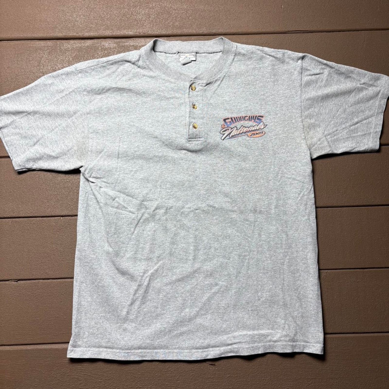 NASCAR Vintage 2003 GoodGuys Nationals Quarter Button Up Shirt Size US L / EU 52-54 / 3 - 5 Thumbnail
