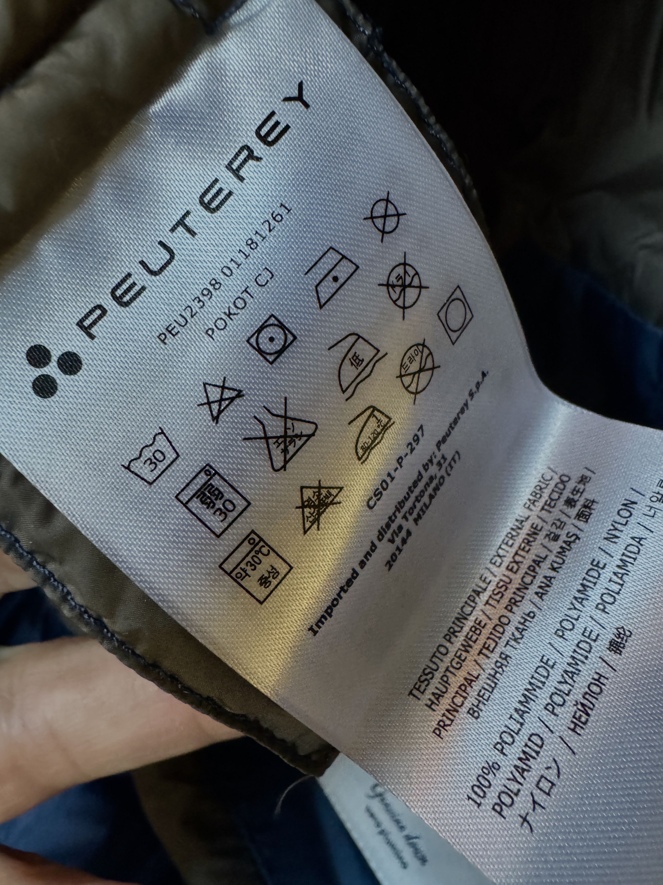 Peuterey Peuterey Genuine Goose Down Light Bomber Jacket Size US XL / EU 56 / 4 - 12 Thumbnail