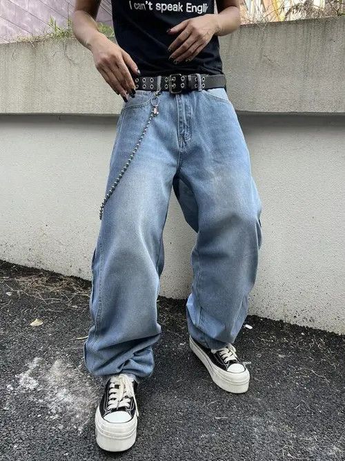 Jean DENIM Y2K DRIP baggy jeans pants Size US 36 / EU 52 - 4 Thumbnail