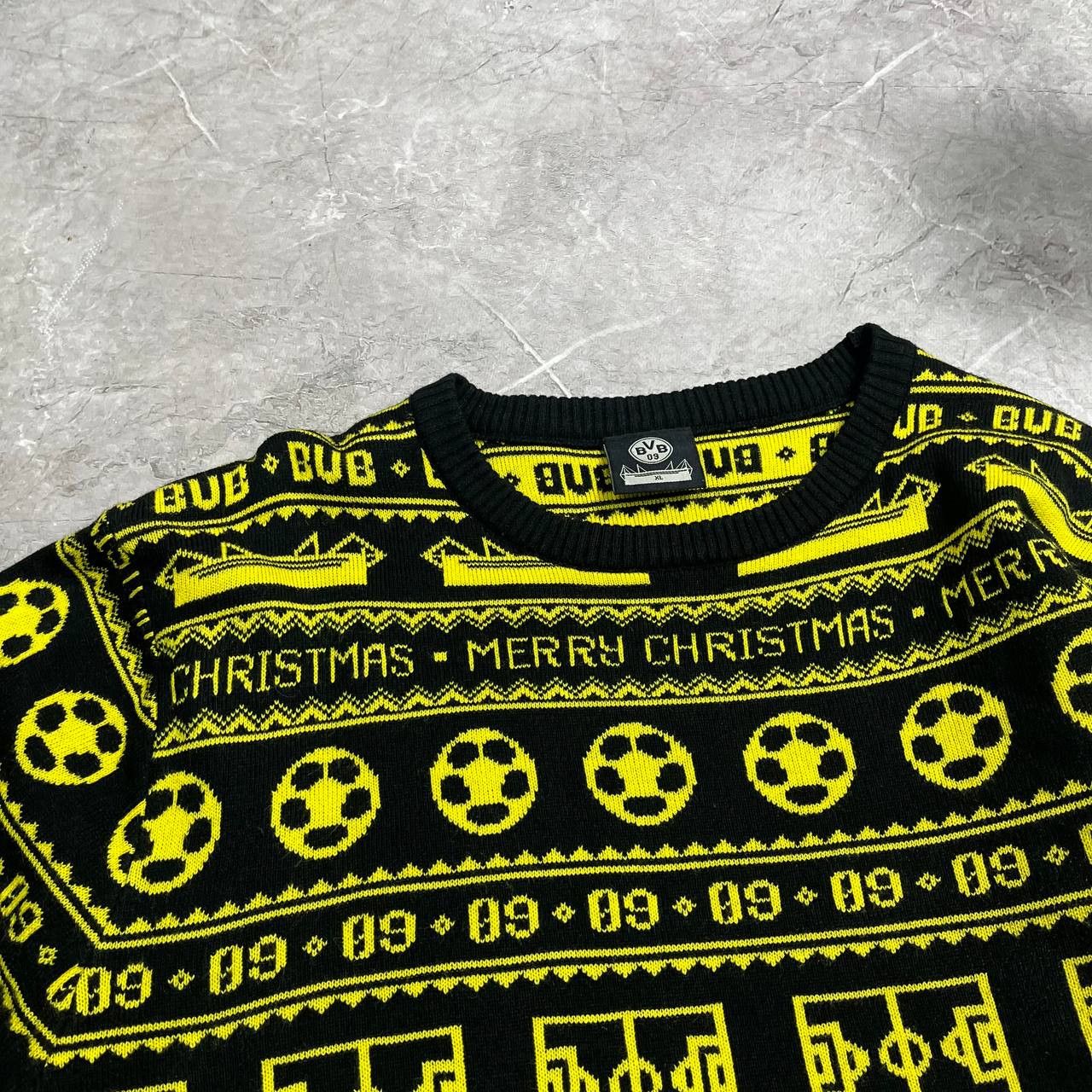 Vintage BVB Borussia Dortmund Sweater Monogram Sweater Mens Size XL Size US XL / EU 56 / 4 - 12 Thumbnail