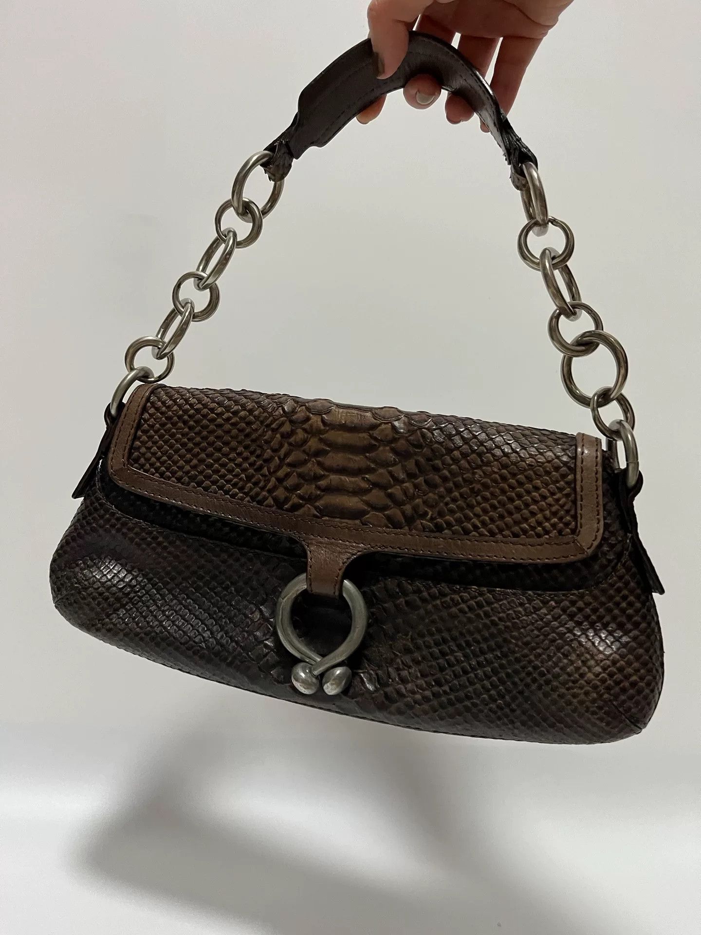Kenzo Kenzo Snakeskin Underarm Bag Size ONE SIZE - 1 Thumbnail