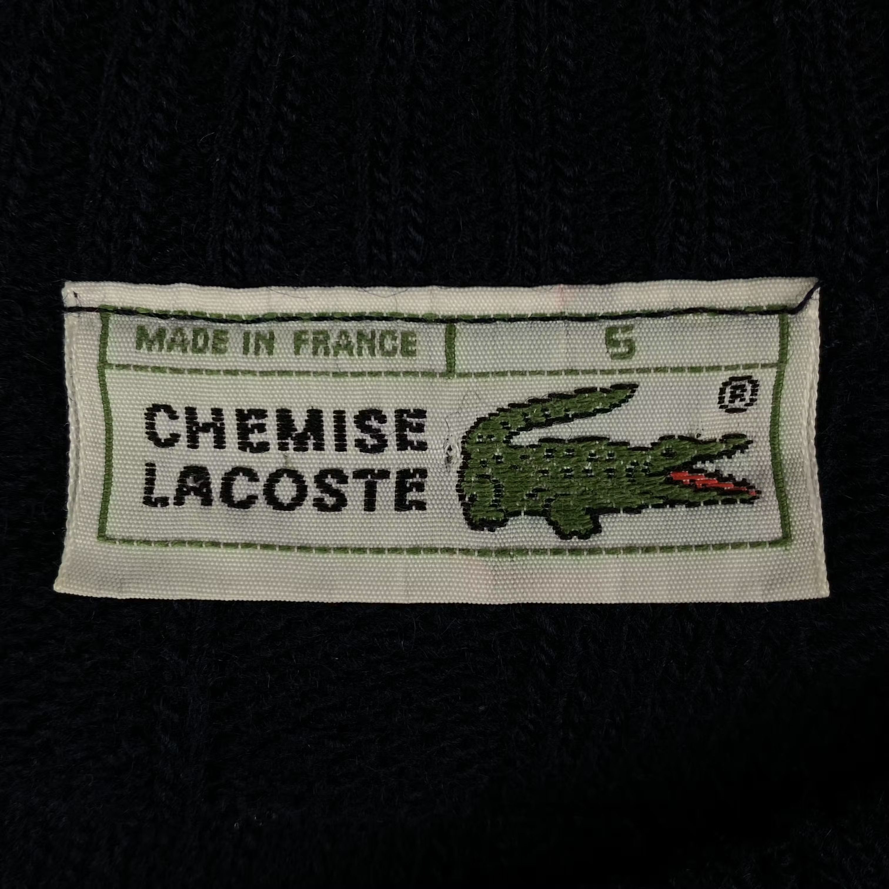 Lacoste × Vintage Mens Sweater Lacoste Chemise Vintage Size 5 Size US M / EU 48-50 / 2 - 4 Thumbnail