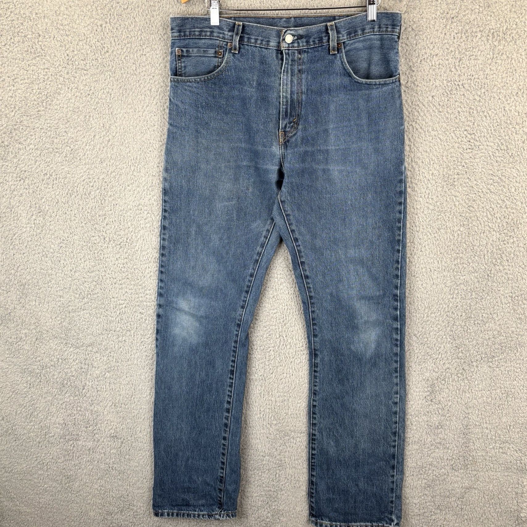 Levi's Levi's 517 Jeans Mens 34x36 Bootcut Denim Cowboy Cotton Blue Regular Inseam 36 Size US 34 / EU 50 - 2 Thumbnail
