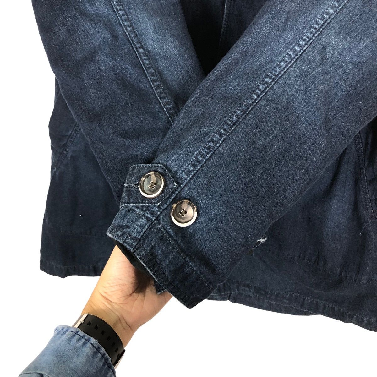 45rpm 🔥Boro Denim Jacket Cepo & Denim Japan Chore Design Size US L / EU 52-54 / 3 - 12 Thumbnail
