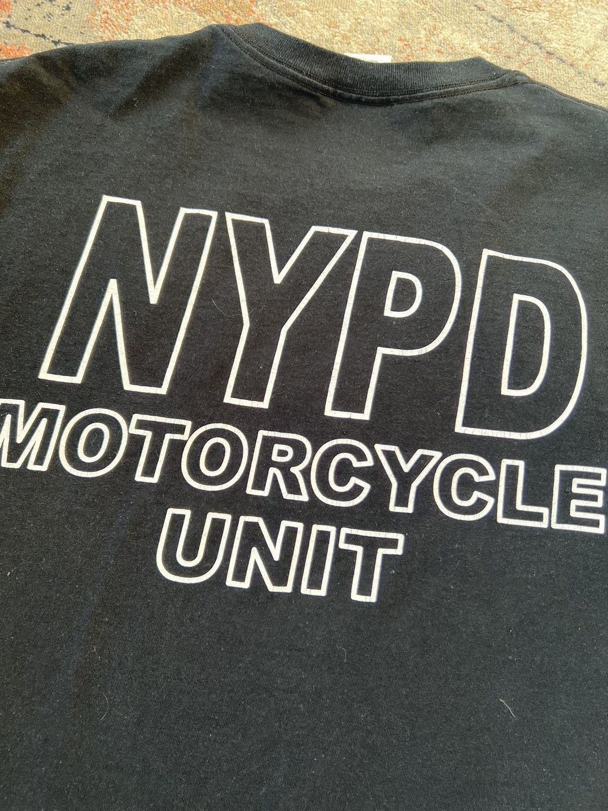 Vintage Vintage NYPD Motorcycle Unit Tee Size US L / EU 52-54 / 3 - 7 Thumbnail