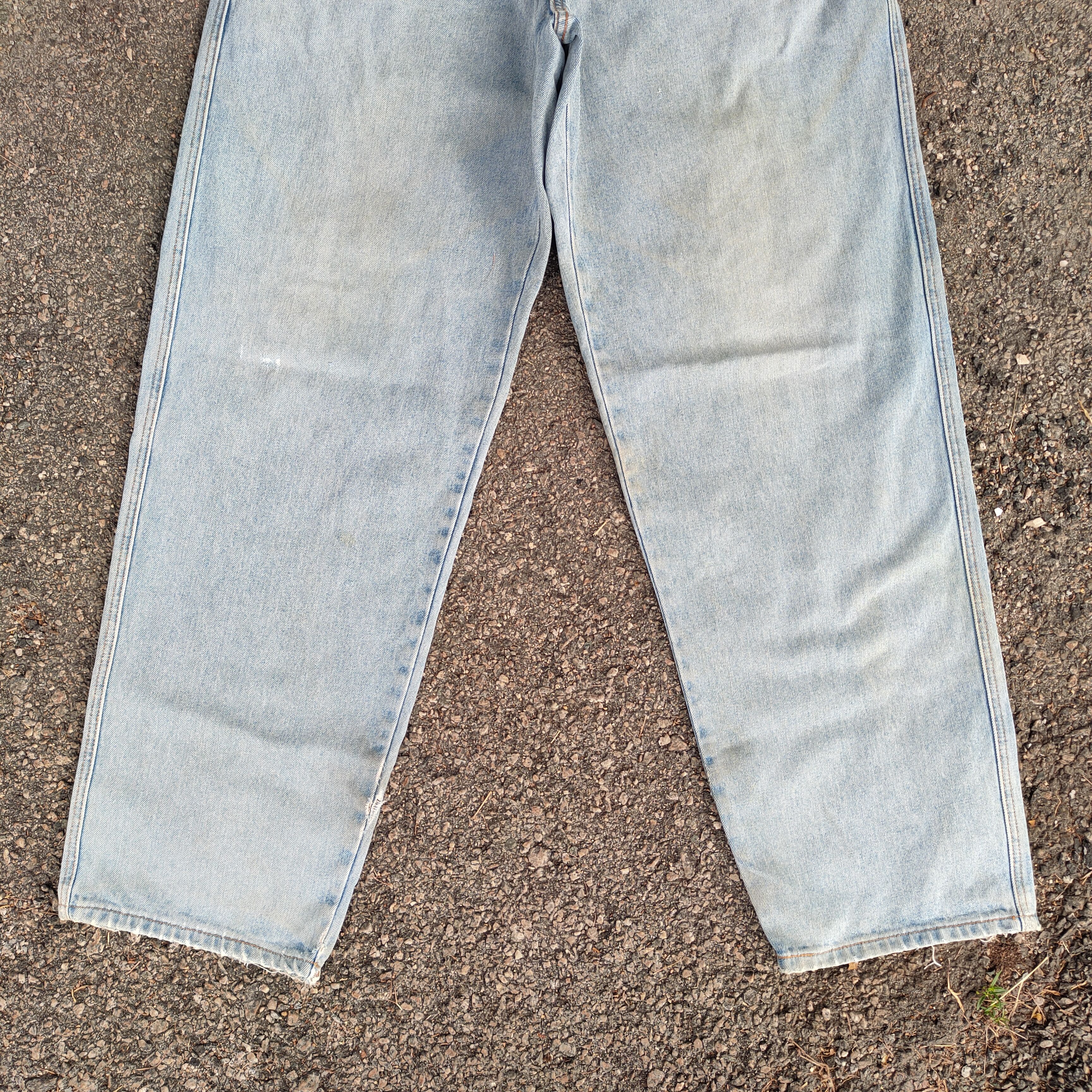 Guess VINTAGE GUESS USA FADED BLUE JEANS DENIM PANTS Size US 36 / EU 52 - 5 Thumbnail