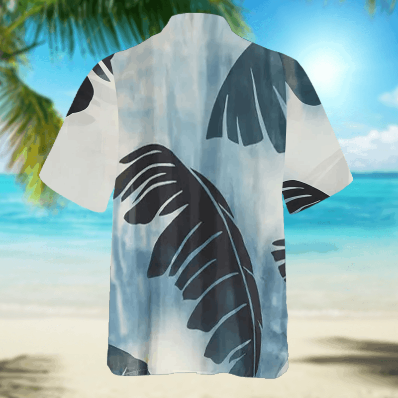 Designer × Vintage Palm-Printed Shirt | Relaxed Island Style Size US L / EU 52-54 / 3 - 4 Thumbnail