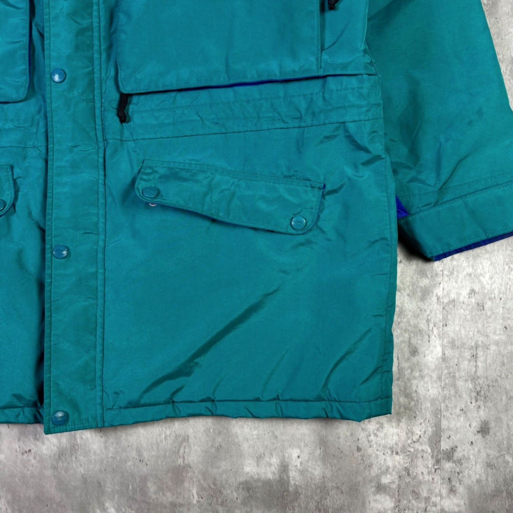 Vintage VINTAGE L.L. Bean Mountain Parka Jacket Teal Purple Fleece Lined Made in USA XL Parka Mens Coat Size US XL / EU 56 / 4 - 7 Thumbnail