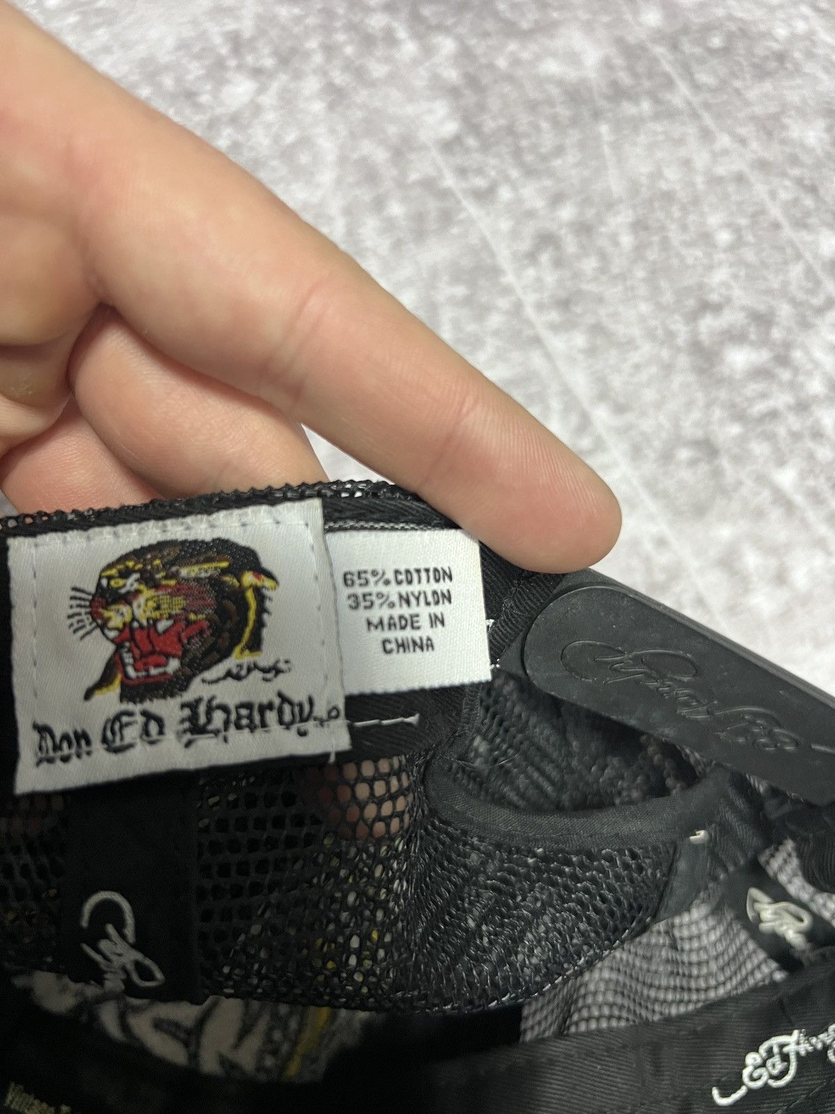 Ed Hardy Vintage Ed Hardy Cap By Christian Audigier All Over Print Size ONE SIZE - 7 Thumbnail