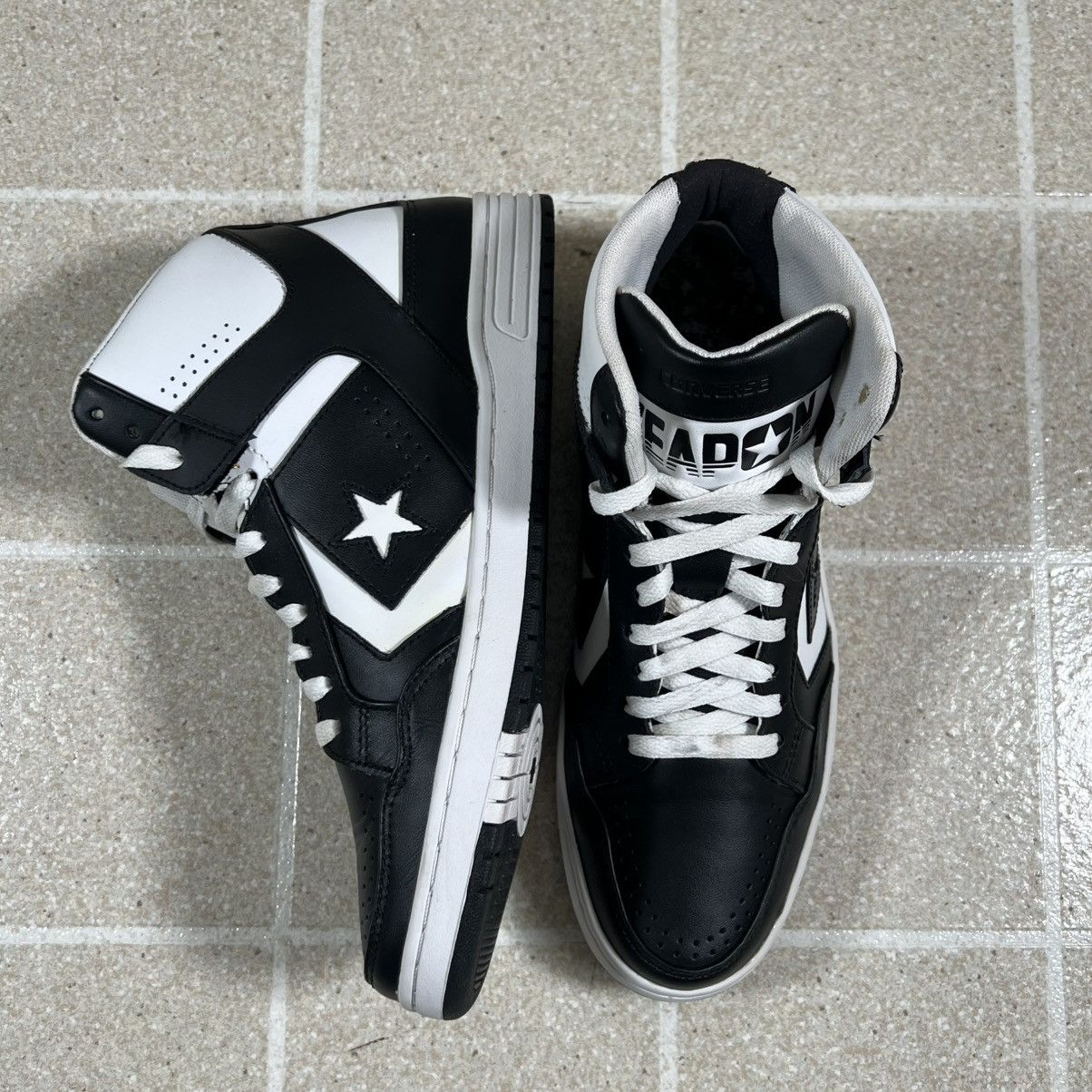 Converse Converse CONS Weapon Mid Black White Larry Bird Size 10.5 Size US 10.5 / EU 43-44 - 4 Thumbnail