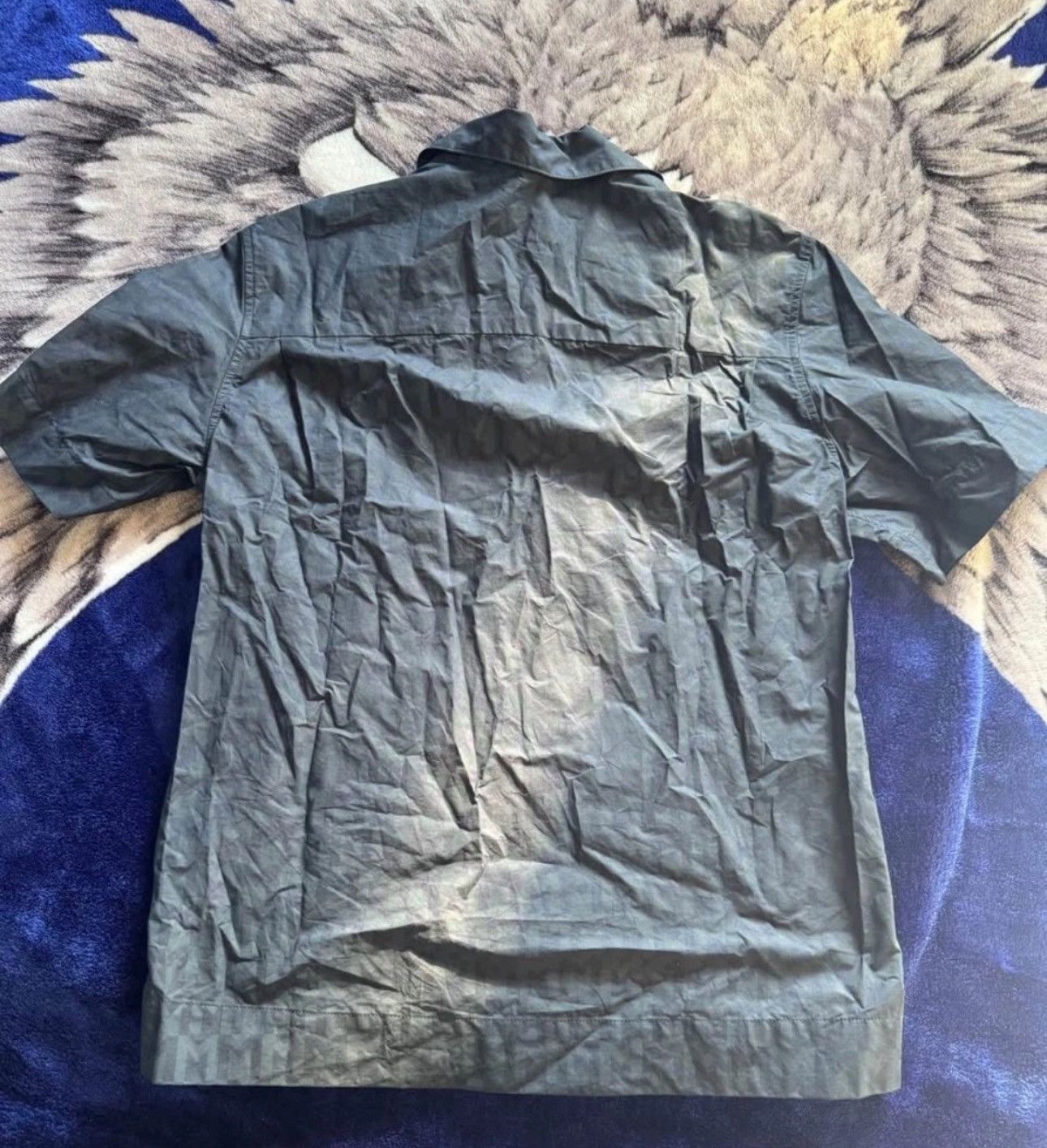 Moncler Moncler Short Sleeve Button-Up Shirt Size US S / EU 44-46 / 1 - 2 Thumbnail
