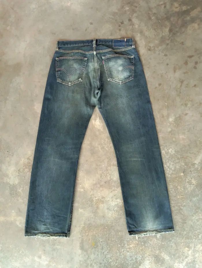Levi's Vintage Levi's 501 Straight Leg Distressed Jeans 34x30 Size US 34 / EU 50 - 2 Thumbnail