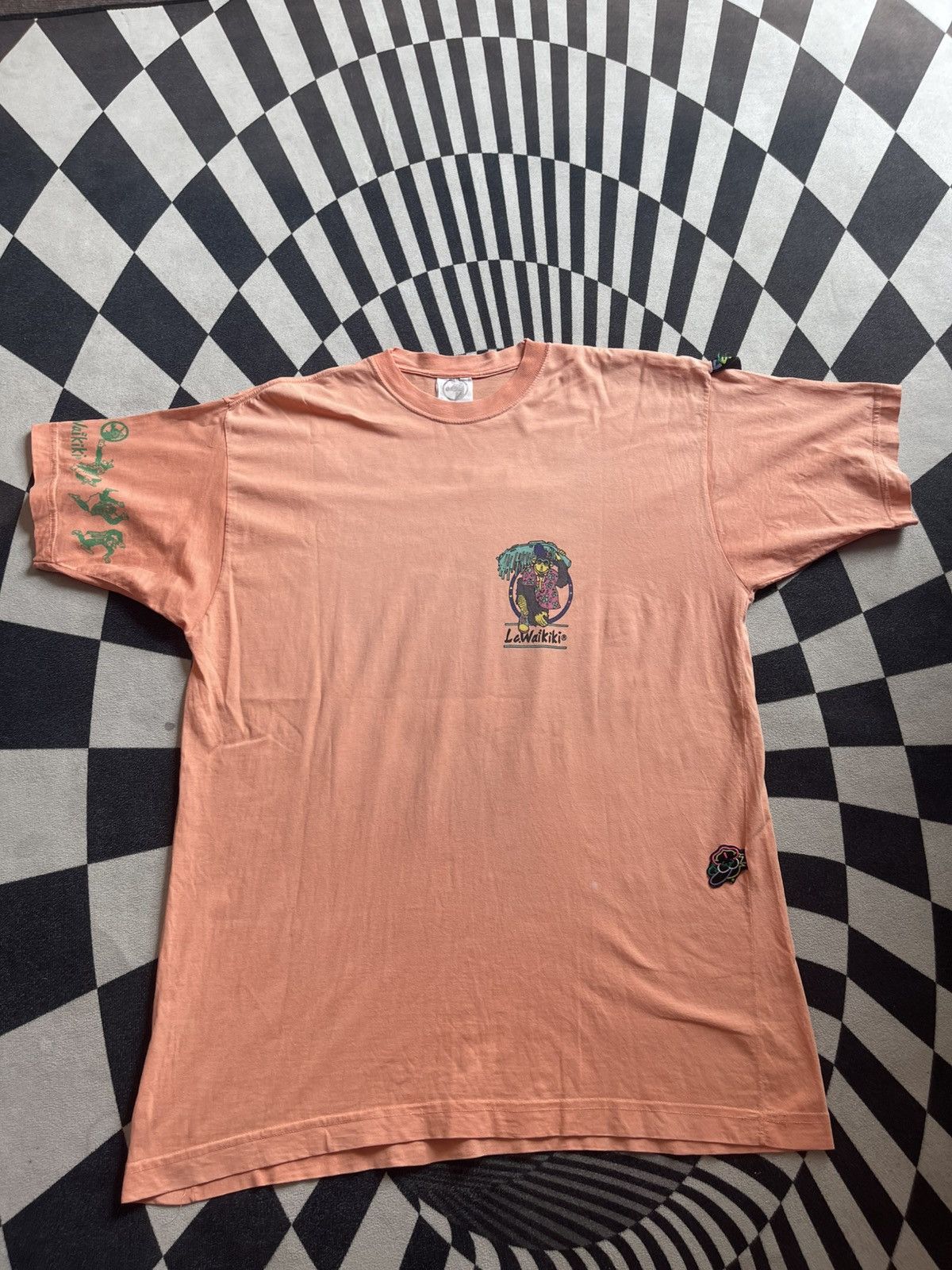 Vintage Vintage 90s L.C. Waikiki "Banana Jones" Monkey T-Shirt Size US XL / EU 56 / 4 - 6 Thumbnail