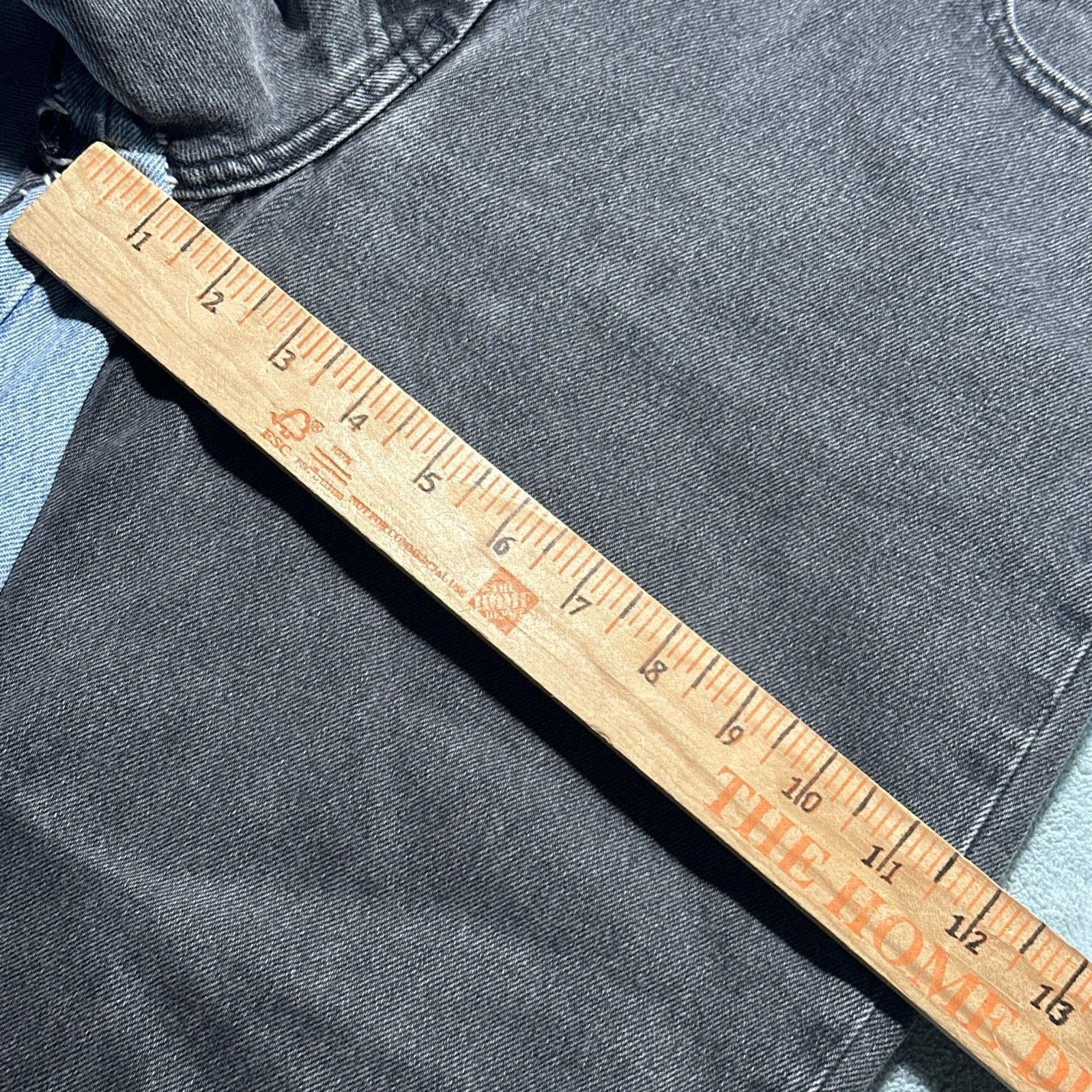 Asos Y2K 2000s Custom Beyond Baggy Jeans Womens 28x24 Raw Hems Size 28" / US 6 / IT 42 - 8 Thumbnail