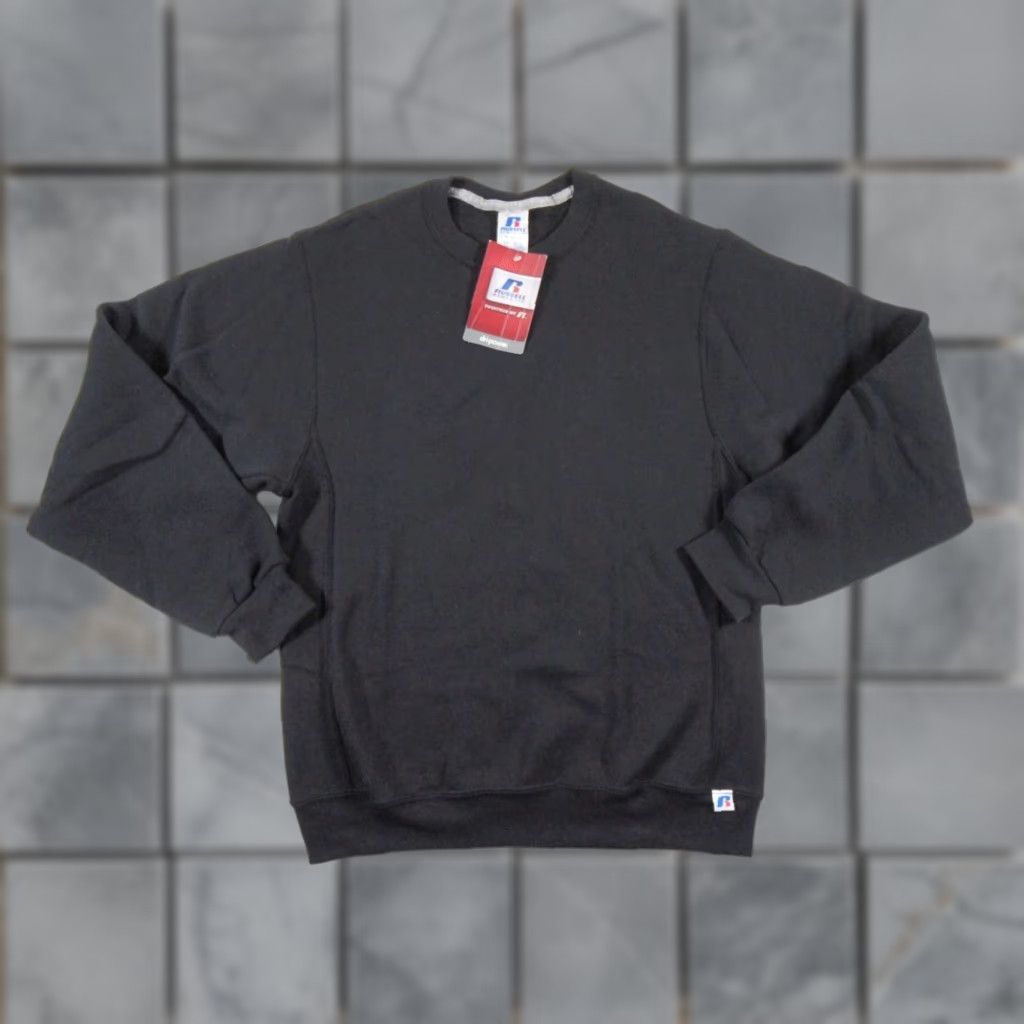 Russell Athletic Russell Athletic Sweatshirt Mens Small Black Dri-Power Crew Neck Pullover All Seasons Outdoors Mens Size US S / EU 44-46 / 1 - 1 Thumbnail