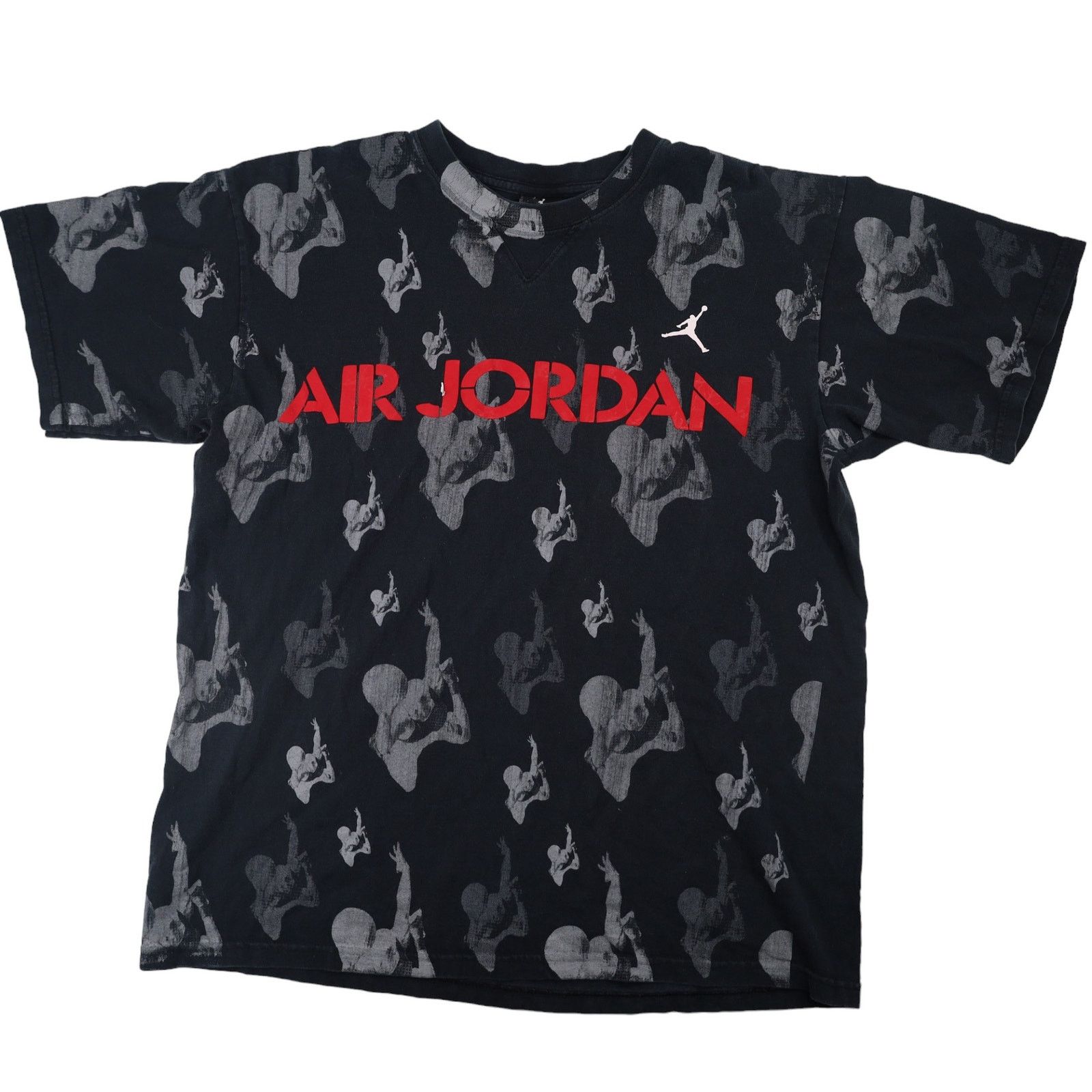 Jordan Brand × Nike × Vintage Vintage Y2k Nike Air Jordan Allover Print Graphic T Shirt Size US M / EU 48-50 / 2 - 1 Thumbnail