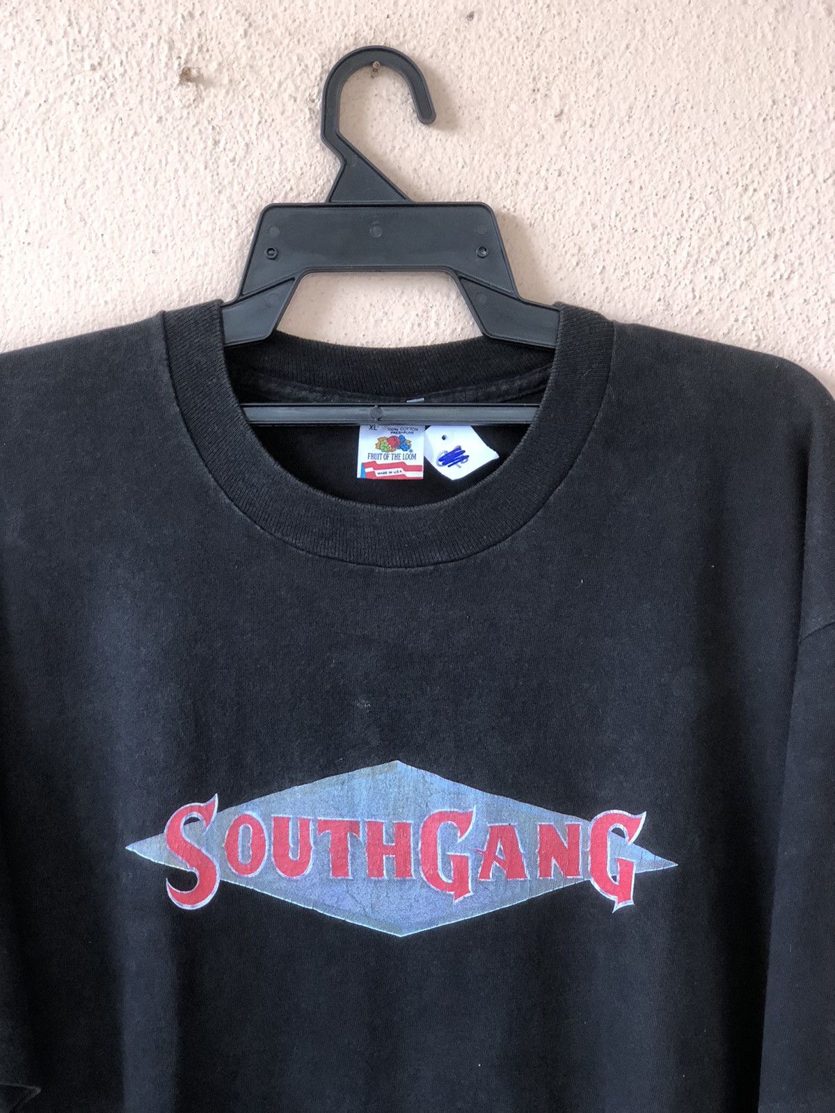 Fruit Of The Loom × Vintage Vintage 90s SOUTH GANG Rare Tee Size US XL / EU 56 / 4 - 2 Thumbnail