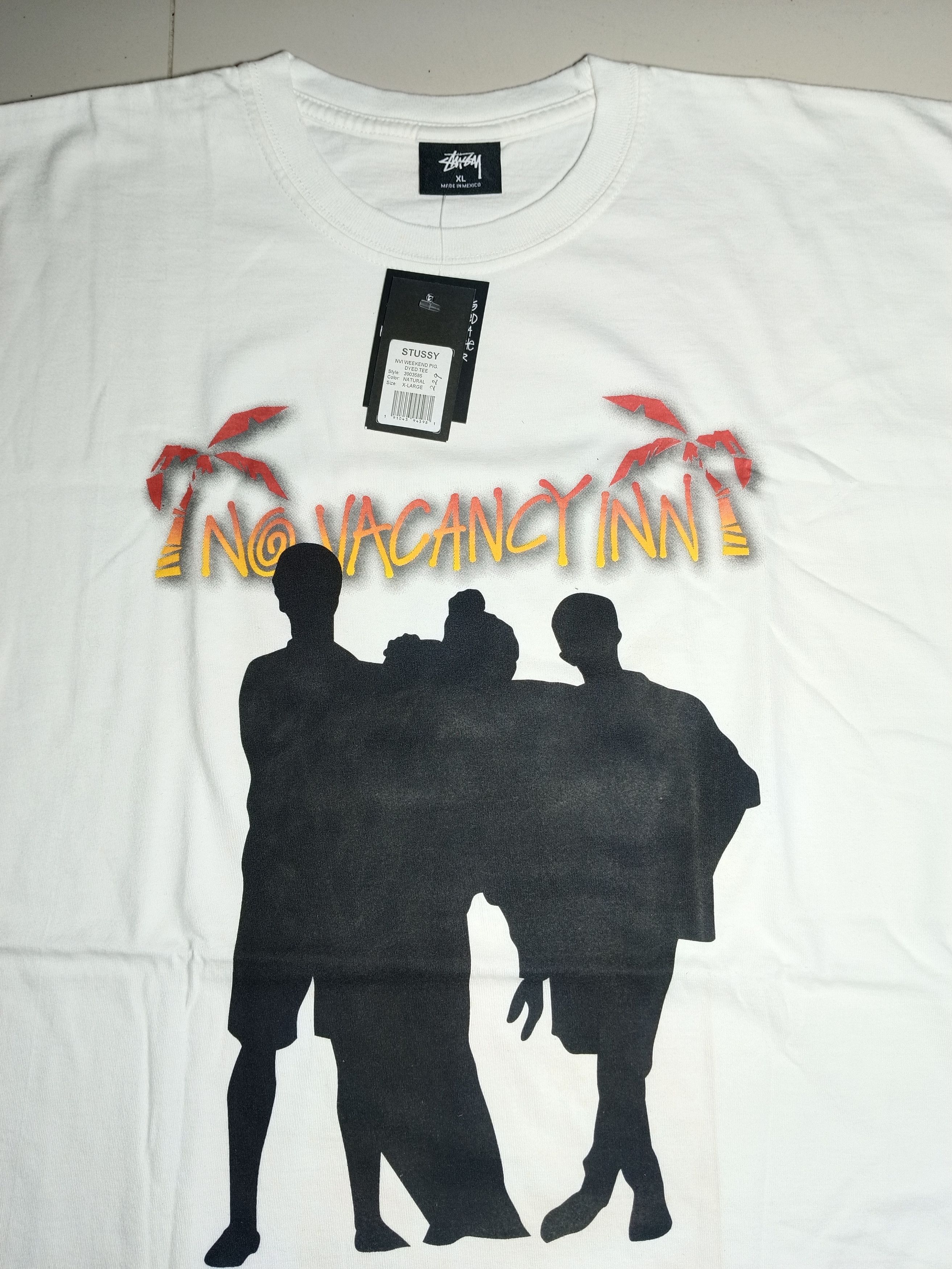 DENIM TEARS × No Vacancy Inn × Stussy Stussy x No Vacancy Inn T-shirt Size US XL / EU 56 / 4 - 2 Thumbnail