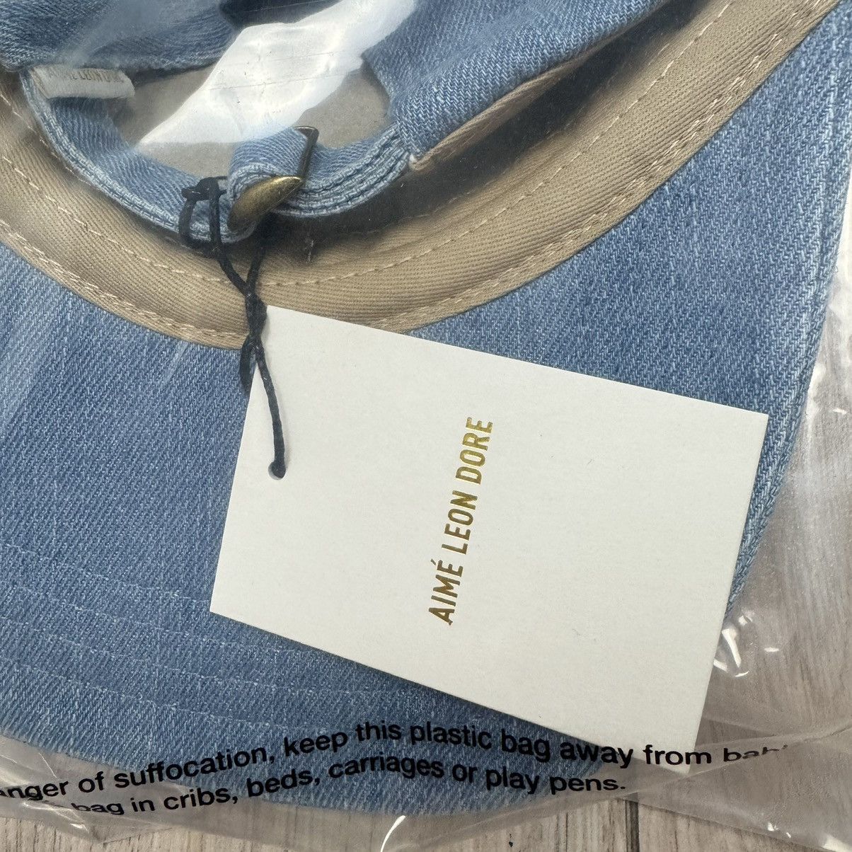 Aime Leon Dore Aimé Leon Dore ALD Core Denim Light Blue Wash Hat DS Size ONE SIZE - 13 Thumbnail