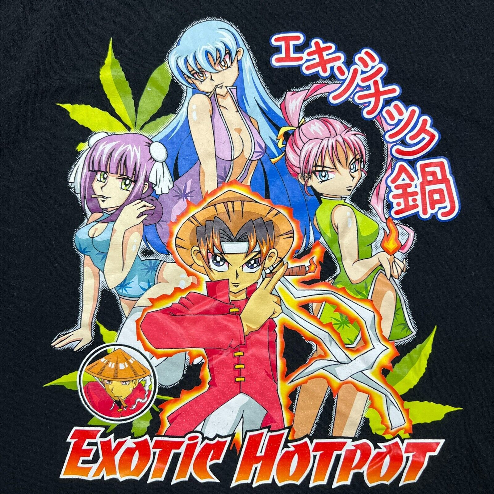 Anime × Japanese Brand × Vintage Exotic Hotpot T Shirt Medium Anime Girl Short Sleeve Tee Size US M / EU 48-50 / 2 - 2 Thumbnail