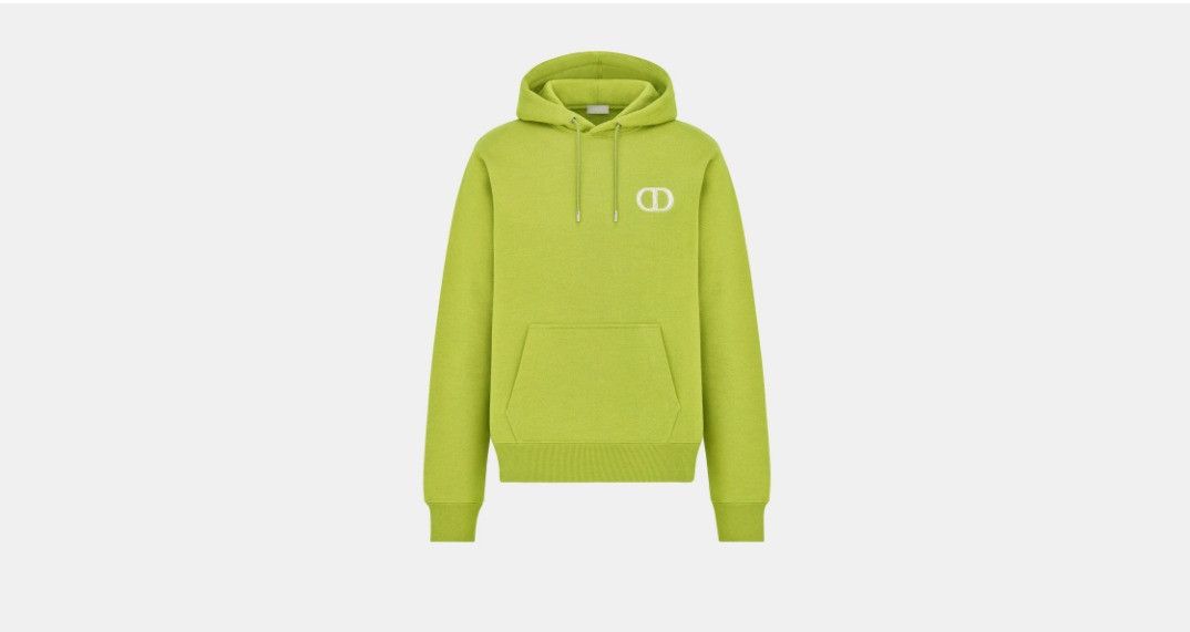 image of Dior O1W1Db10324 Cd Icon Hooded Sweatshirts In Green, Men's (Size XS)