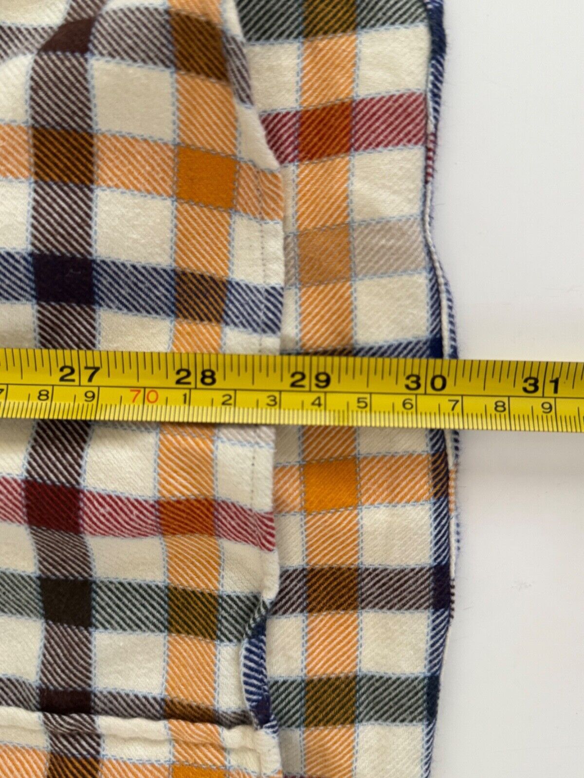 Paul & Shark Paul & Shark Men 40 M Button Flannel Multi Check ITALY Size US M / EU 48-50 / 2 - 5 Thumbnail