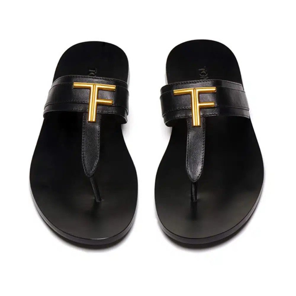 Tom Ford o1loc1c0325 W2924A Sandals Flats in Black Size US 10 / IT 40 - 1 Thumbnail