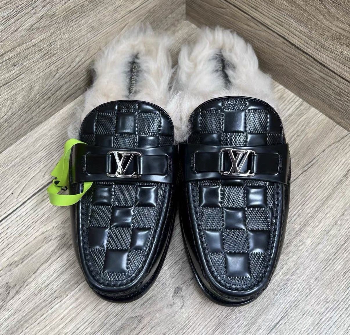 Louis Vuitton LV Louis Vuitton Major Black Damier Mule Slides J41 Size US 8.5 / EU 41-42 - 2 Thumbnail