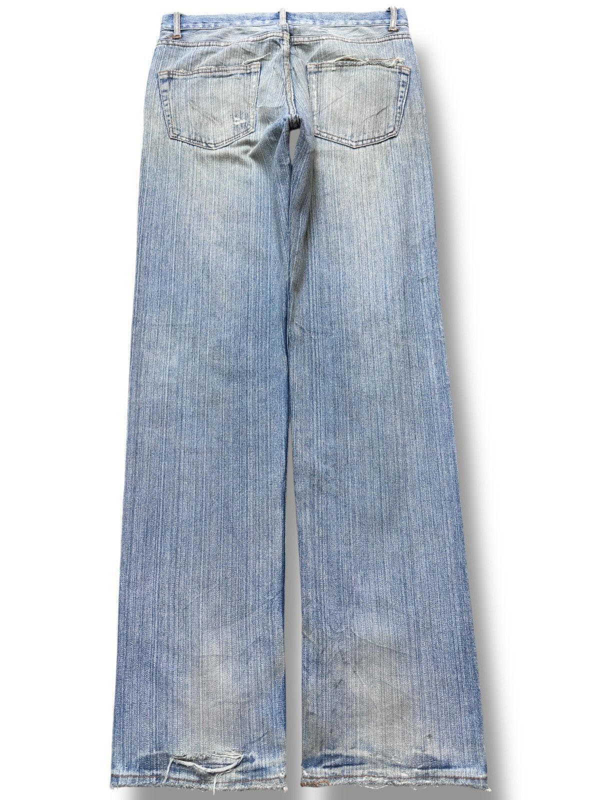 If Six Was Nine Vintage Nylaus Jeans Faded Distressed Denim Size US 31 - 5 Thumbnail