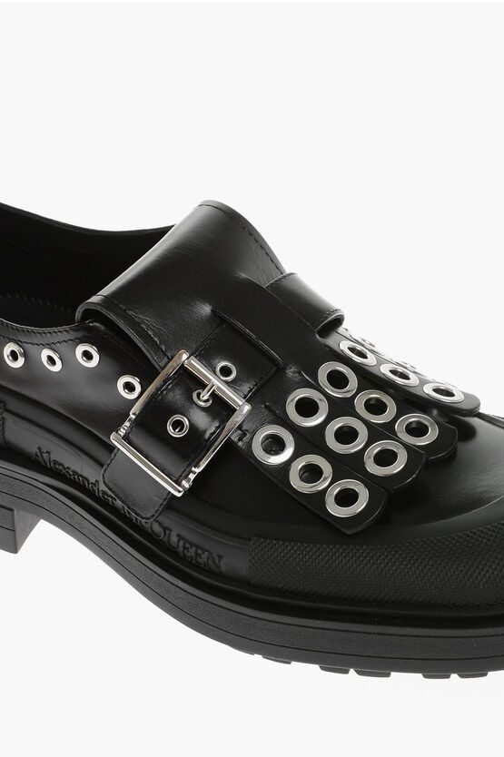 Alexander McQueen o1y1024 Loafers in Black Size US 9.5 / EU 42-43 - 4 Thumbnail