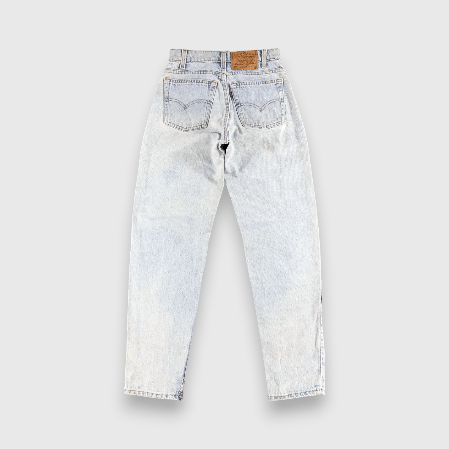 Levi's Light Wash Vintage Levis 550 Jeans-J1135 Size US 27 - 2 Thumbnail