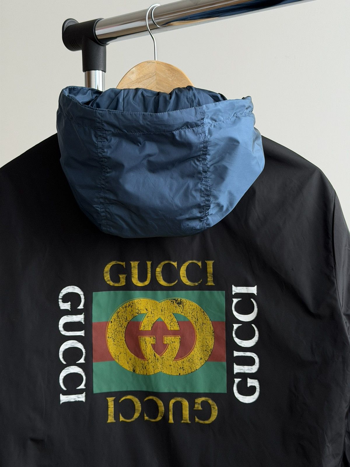 Gucci Gucci Black GG Windbreaker Jacket Size US S / EU 44-46 / 1 - 6 Thumbnail