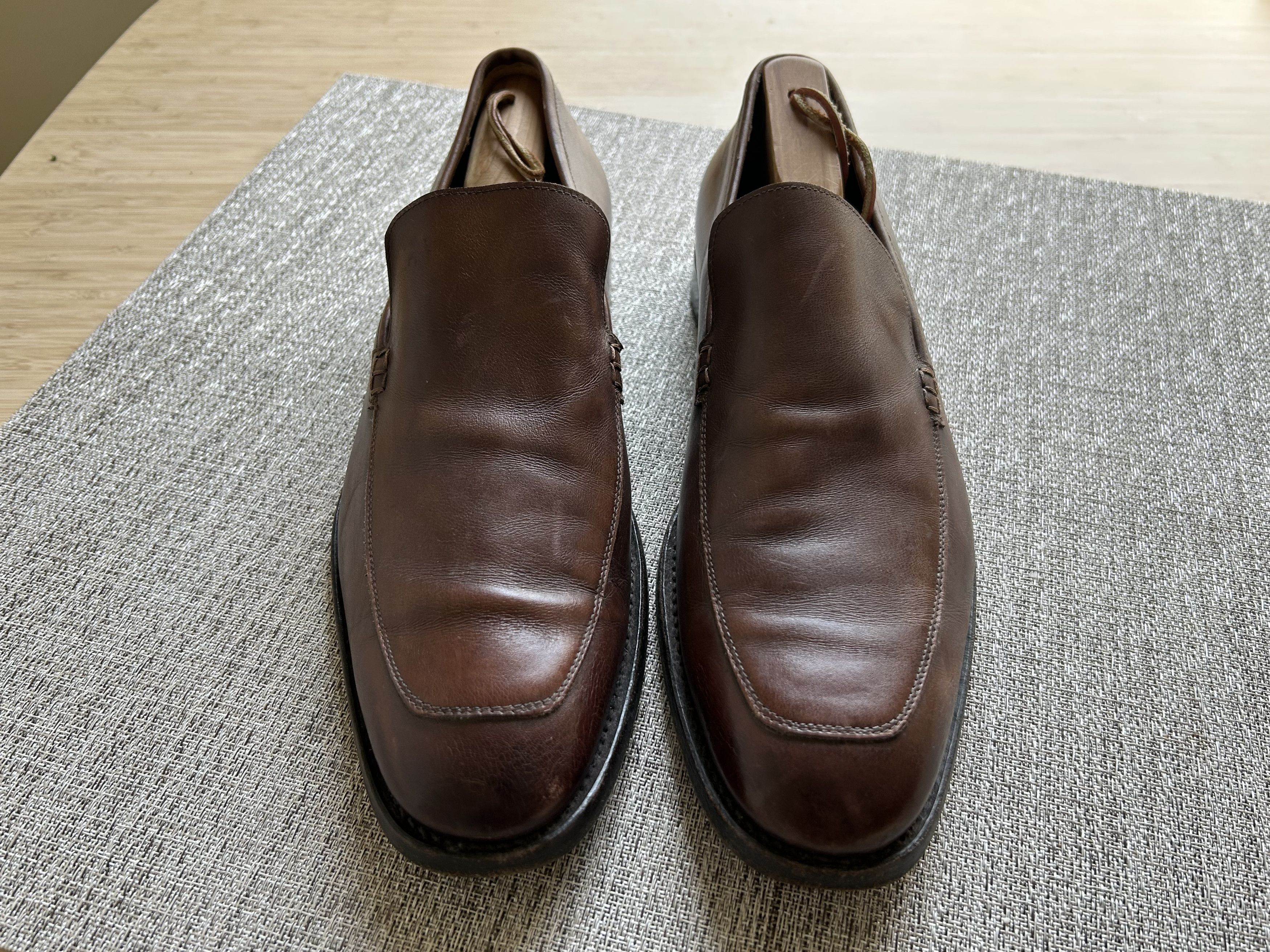 Other Varda Italian Leather Slip On Loafers Size US 11 / EU 44 - 2 Thumbnail