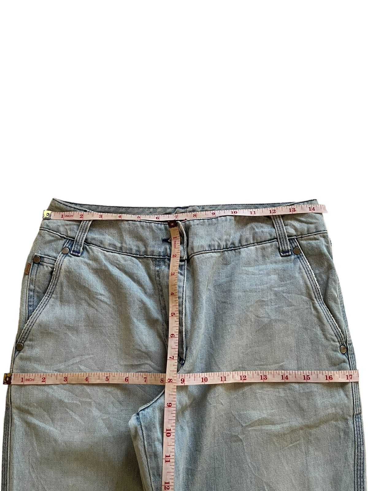 FCUK Vintage Fcuk Bootcut Light Wash Retro Style Flared Jeans Size 28" / US 6 / IT 42 - 11 Thumbnail