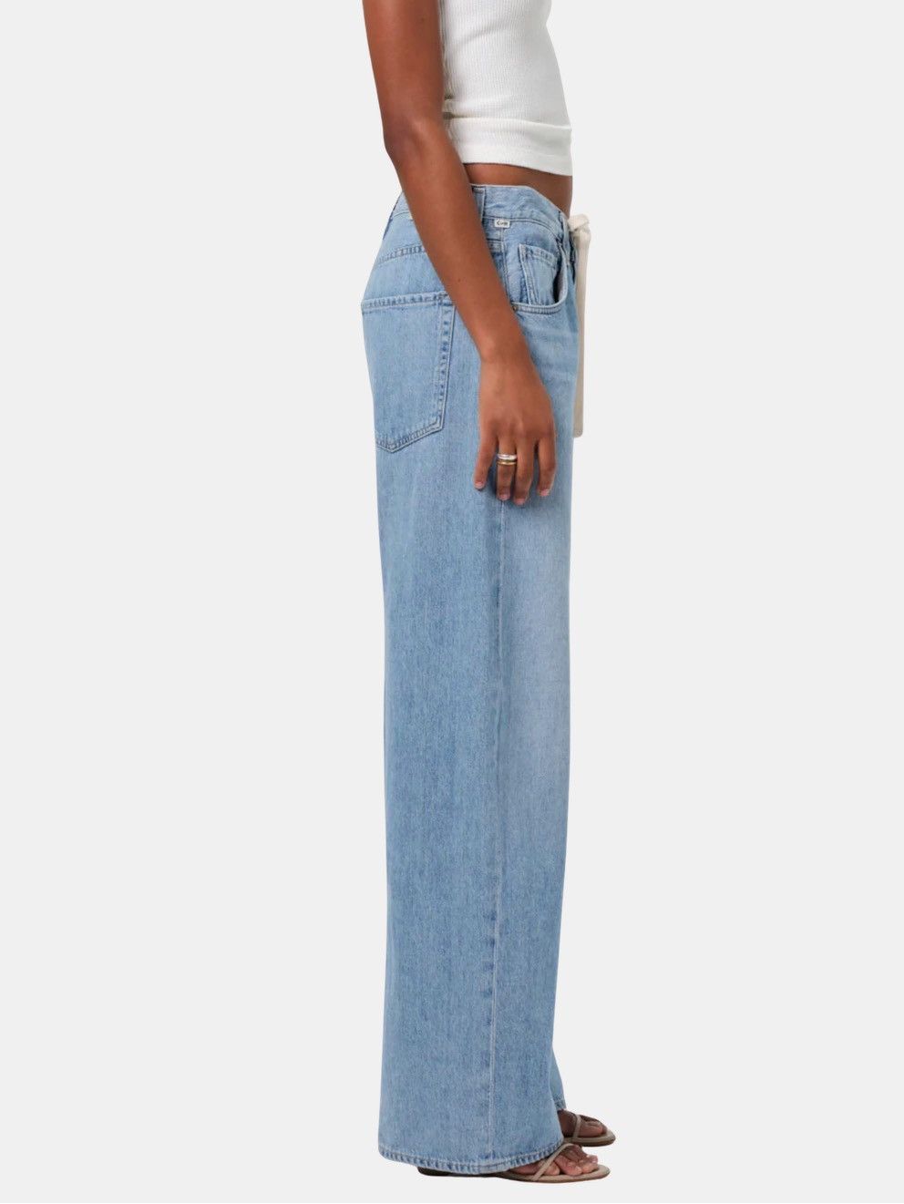 Citizens Of Humanity Citizens of Humanity $298 Brynn Drawstring Trouser Jean 25 Size 25" / US 0 / IT 36 - 12 Thumbnail
