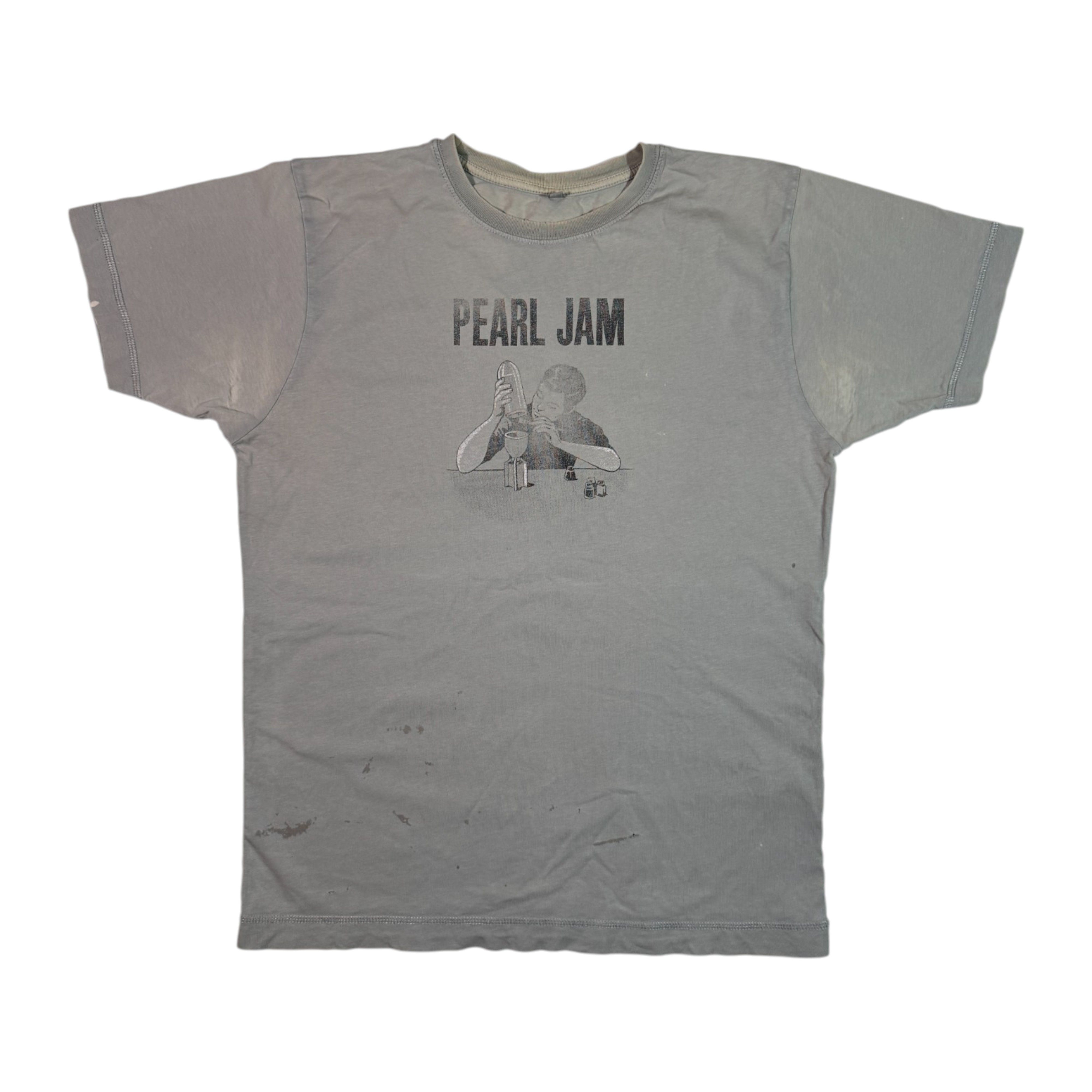 Band Tees × Vintage Pearl Jam 2012 Europe Tour Distressed T-shirt Size US M / EU 48-50 / 2 - 1 Thumbnail