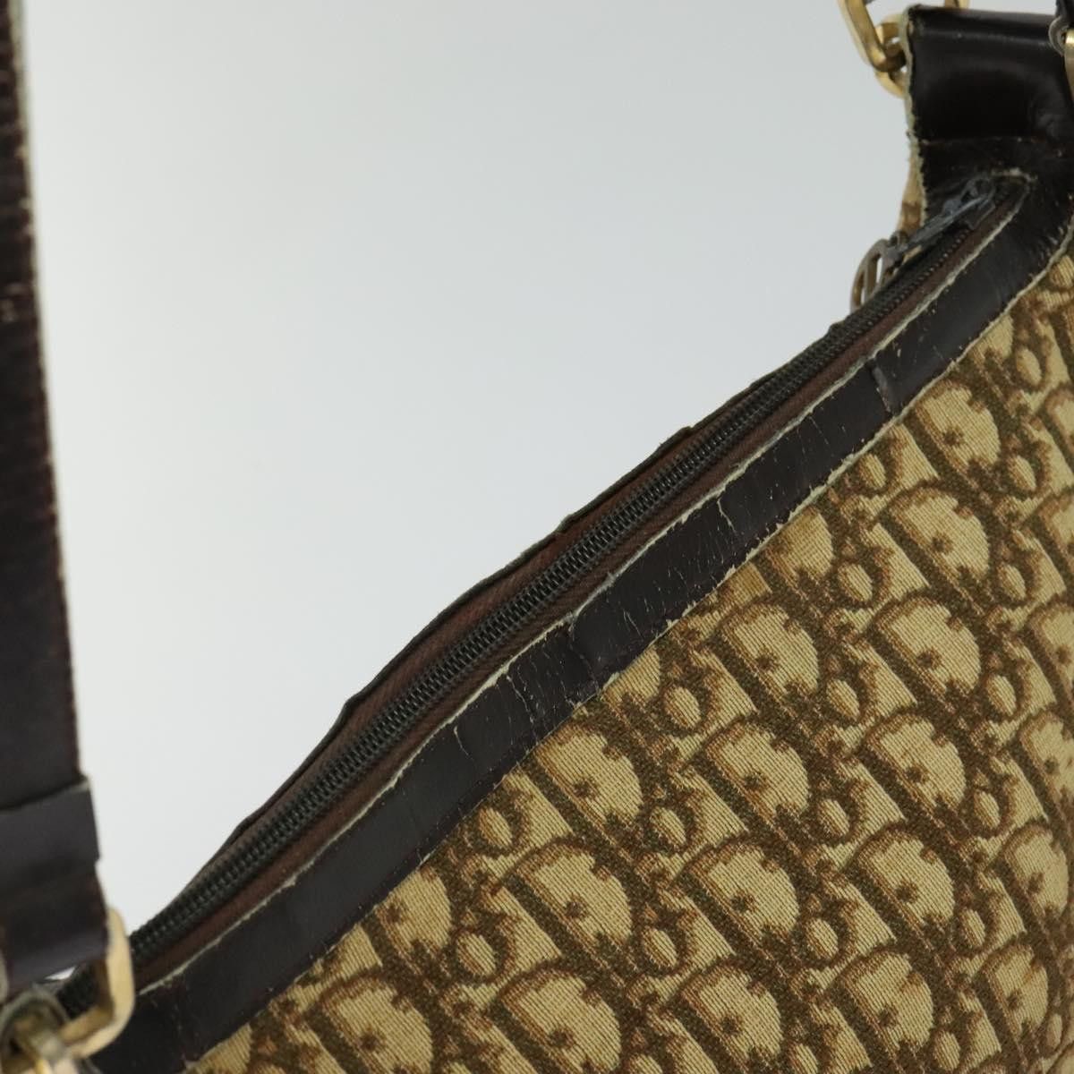 Dior DIOR Trotter Canvas Shoulder Bag Brown Gold Size ONE SIZE - 6 Thumbnail