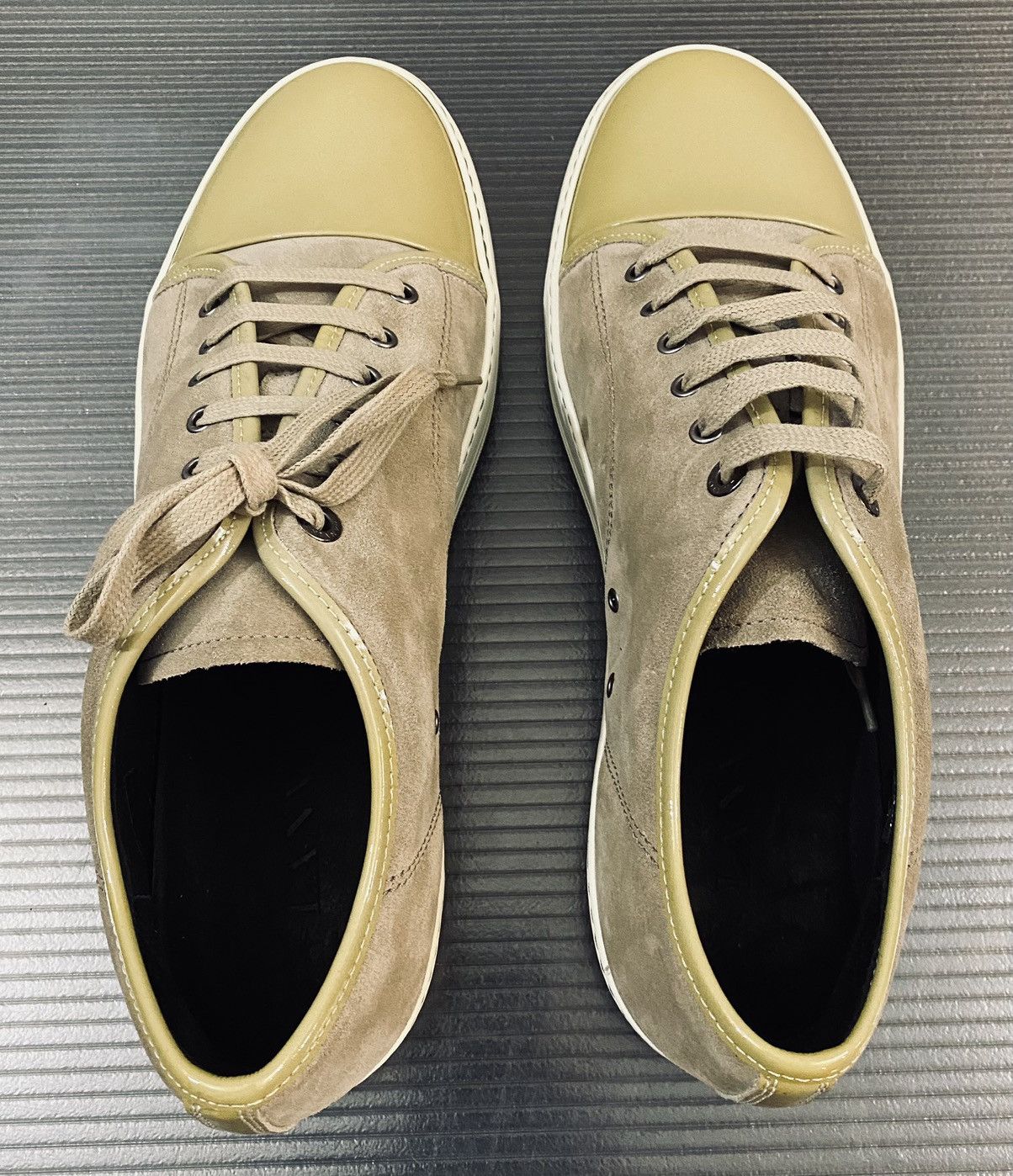 Lanvin Lanvin sand suede patent toe low top 12uk NEW Size US 13 / EU 46 - 7 Thumbnail
