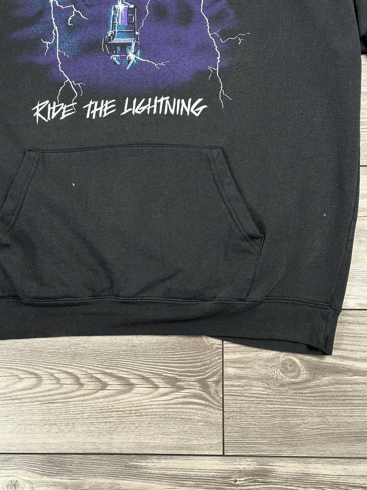 Band Tees Vintage Metallica Ride The Lightning Hoodie Size US XL / EU 56 / 4 - 5 Thumbnail