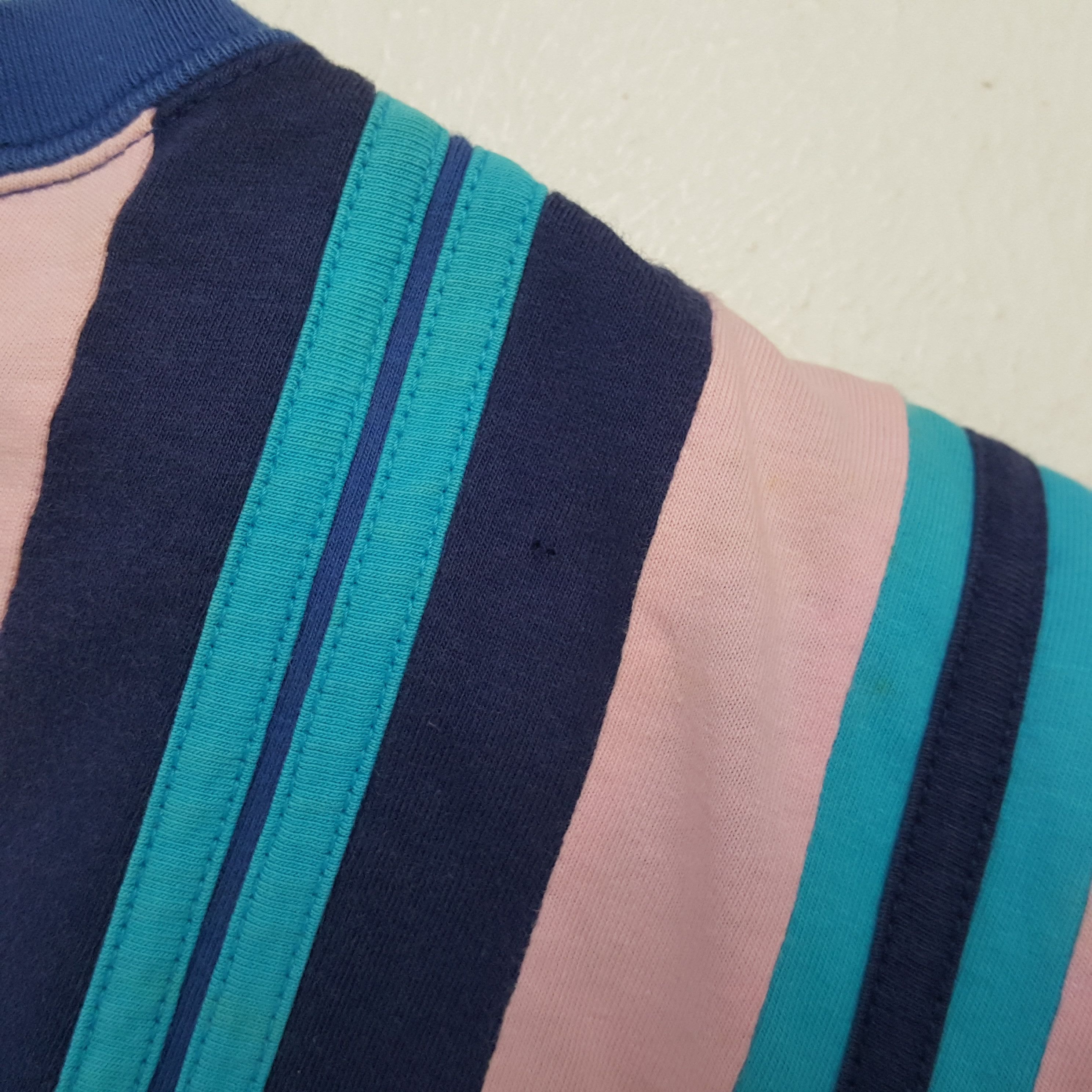 Issey Miyake × Japanese Brand × Vintage ISSEY MIYAKE MEN Tshirt Japanese Designer Stripe Design Size US M / EU 48-50 / 2 - 6 Thumbnail