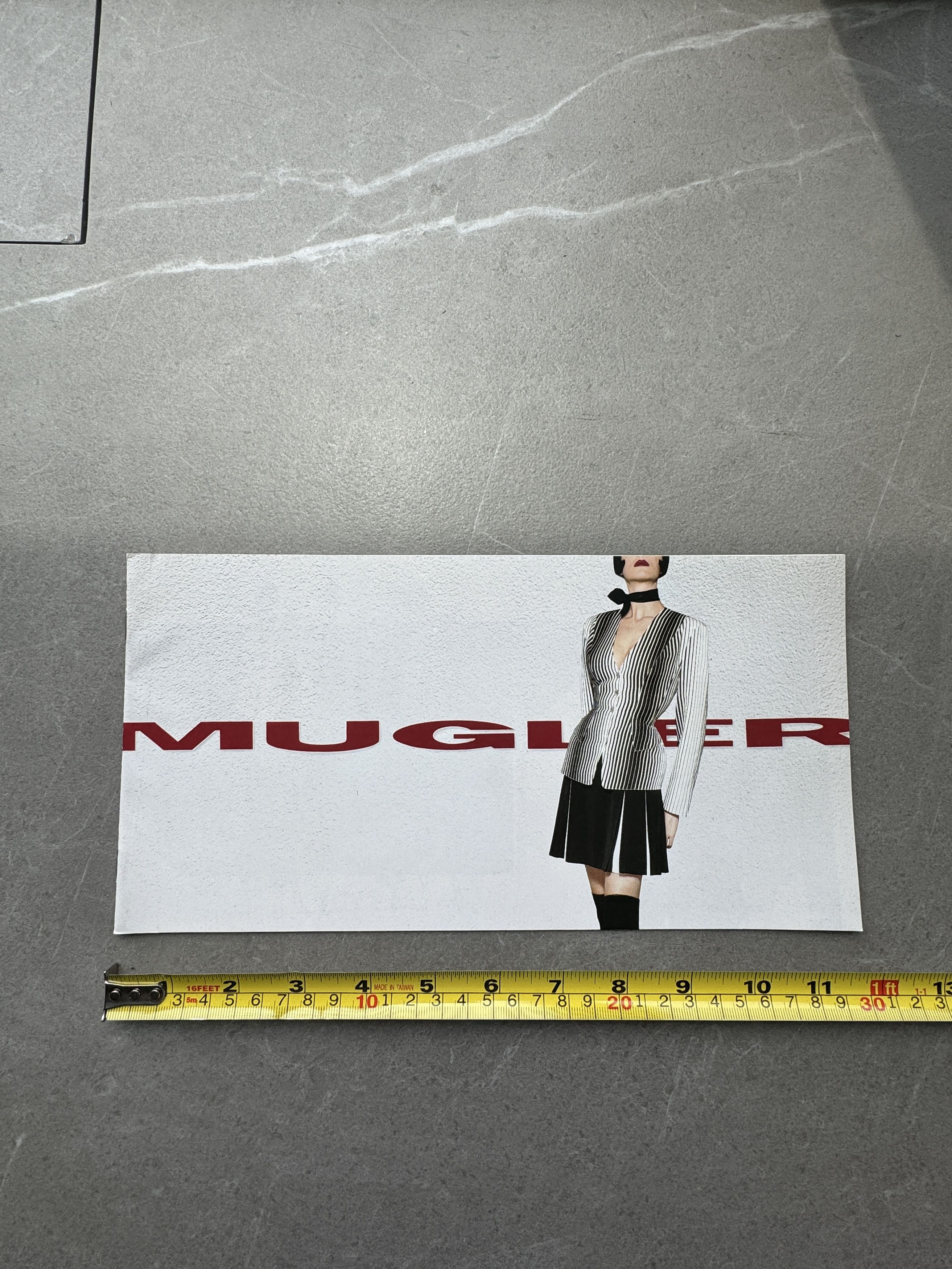 Thierry Mugler Thierry Mugler 1995 Spring Summer Fashion Sketch Catalogue Size ONE SIZE - 9 Thumbnail