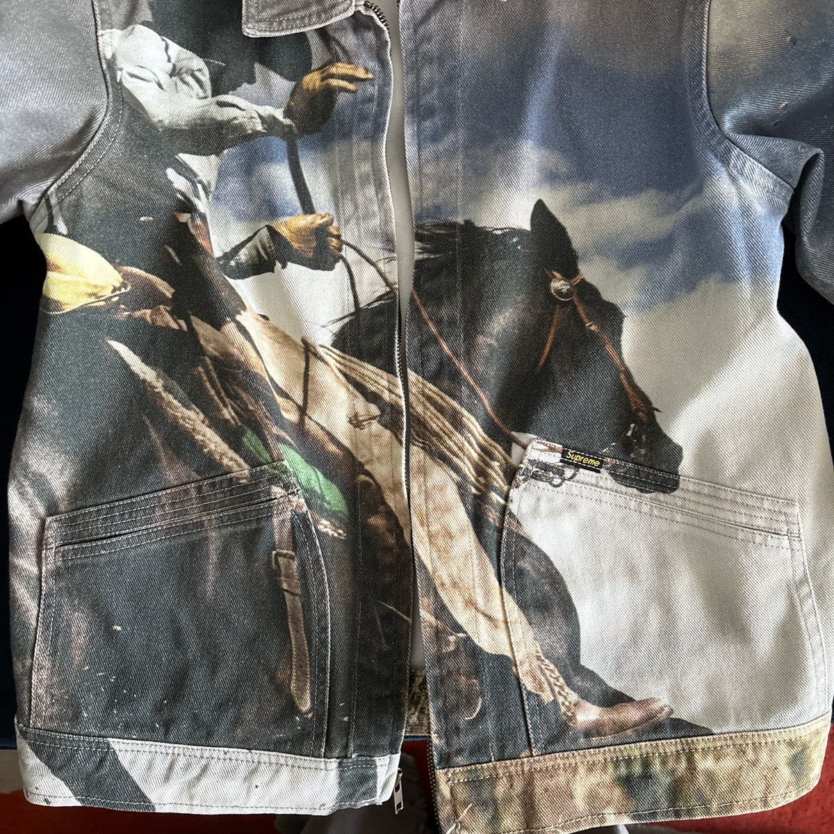 Supreme Supreme denim cowboy work jacket Size US S / EU 44-46 / 1 - 2 Thumbnail