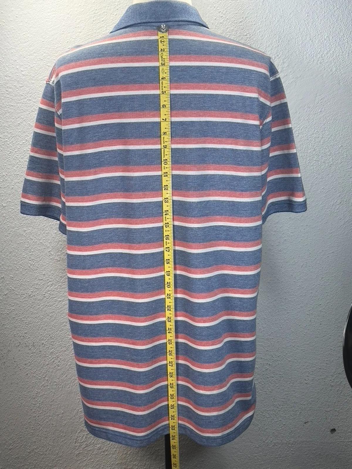 Vintage Foundry Foundry Supply Co Men's XLT Blue/Red Short Sleeve Polo Shirt Size US XL / EU 56 / 4 - 5 Thumbnail