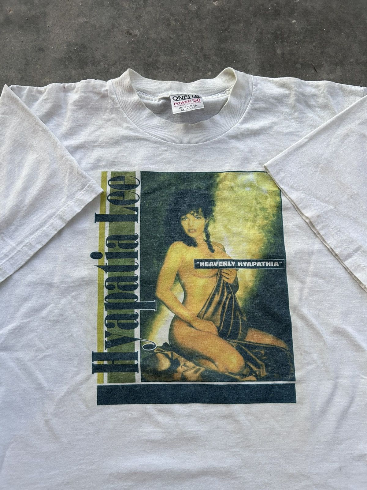 Vintage Vintage 90s Single Stitch Hyapatia Adult Film T Shirt XXX Size US L / EU 52-54 / 3 - 2 Thumbnail